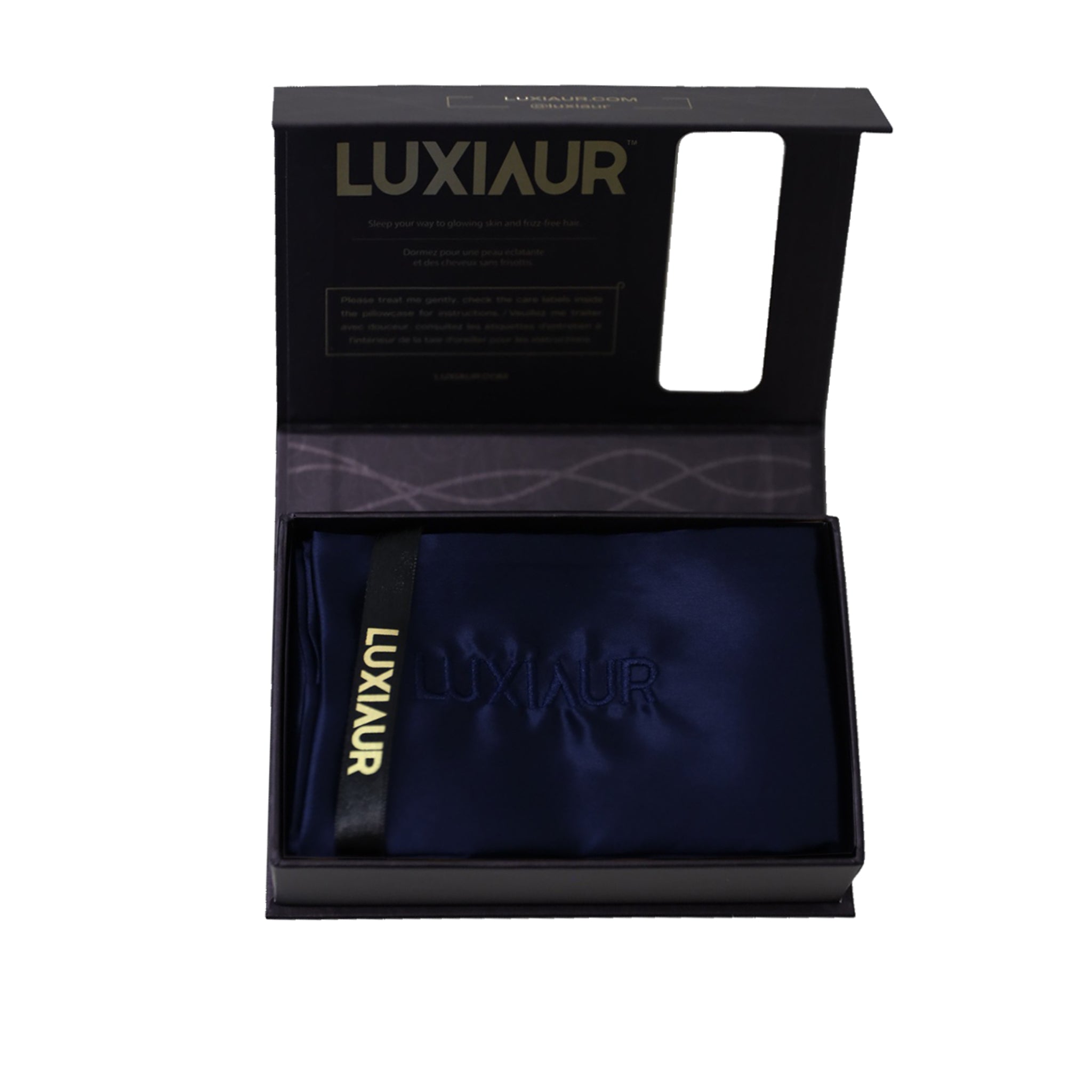 Navy True Silk Pillowcase