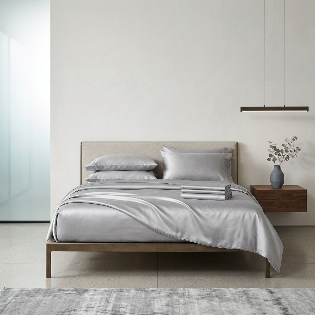 Silver Cloud Cooling Bamboo Duvet Set