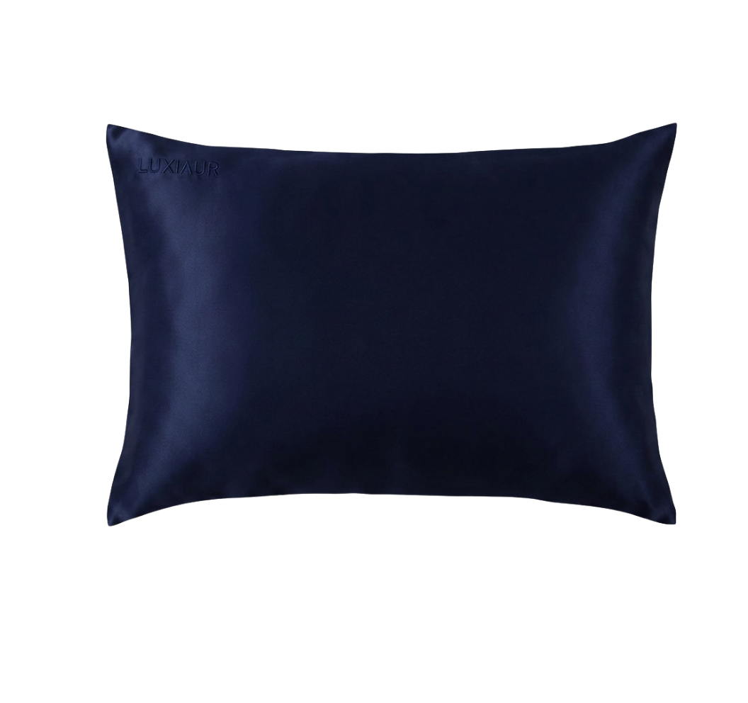 Navy True Silk Pillowcase
