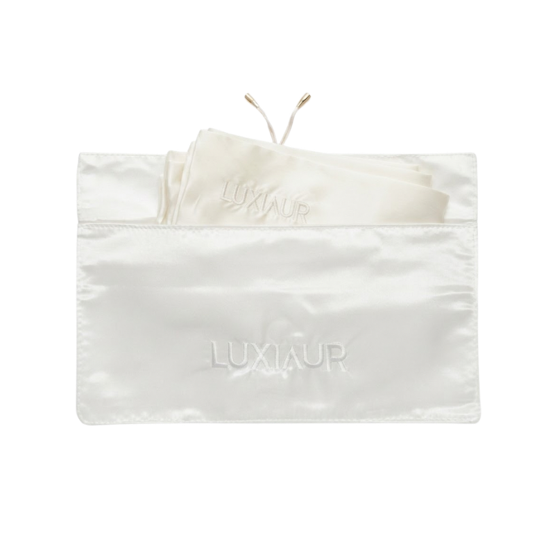 Silk Travel Case White