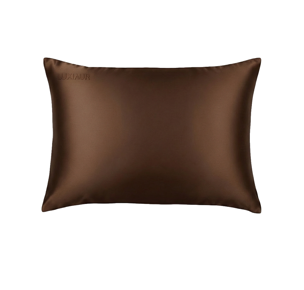 Coffee True Silk Pillowcase