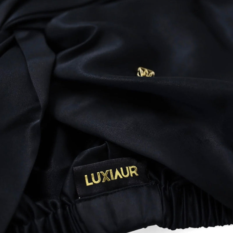 Onyx True Silk Turban