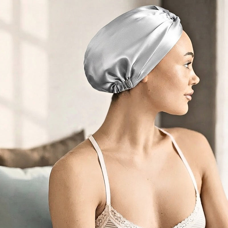 Silver Cloud True Silk Turban
