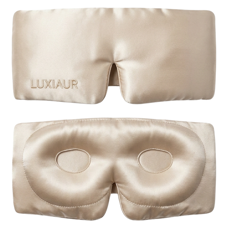 Champagne True Silk Sleep Mask