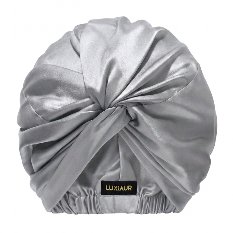 Silver Cloud True Silk Turban