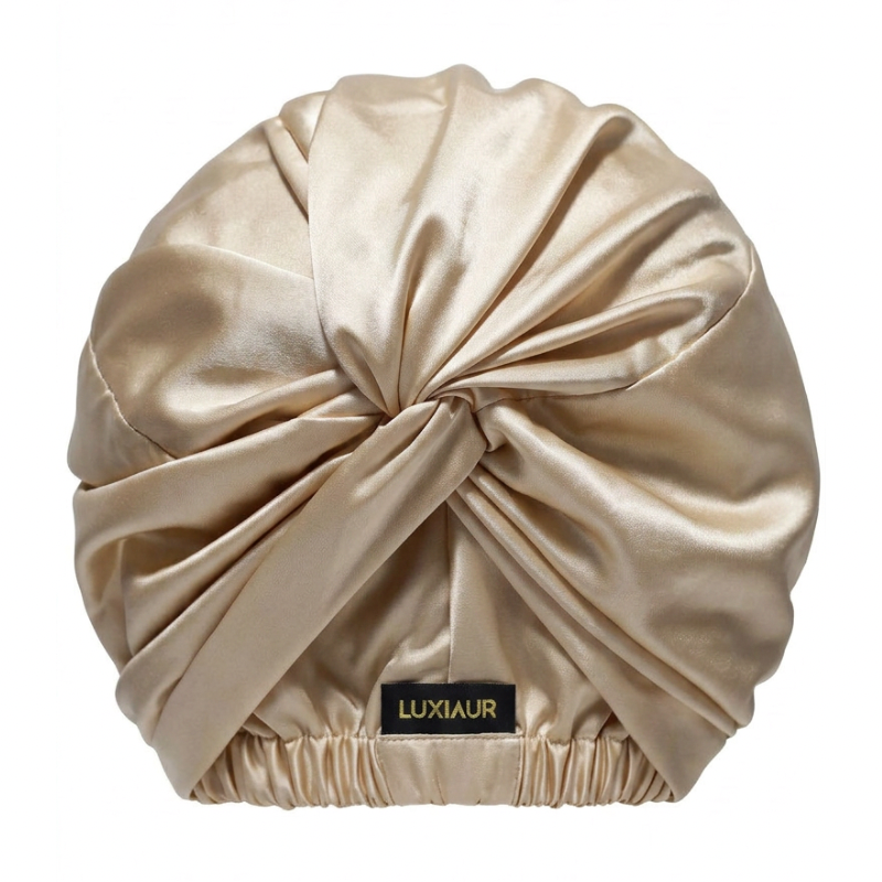 Champagne True Silk Turban