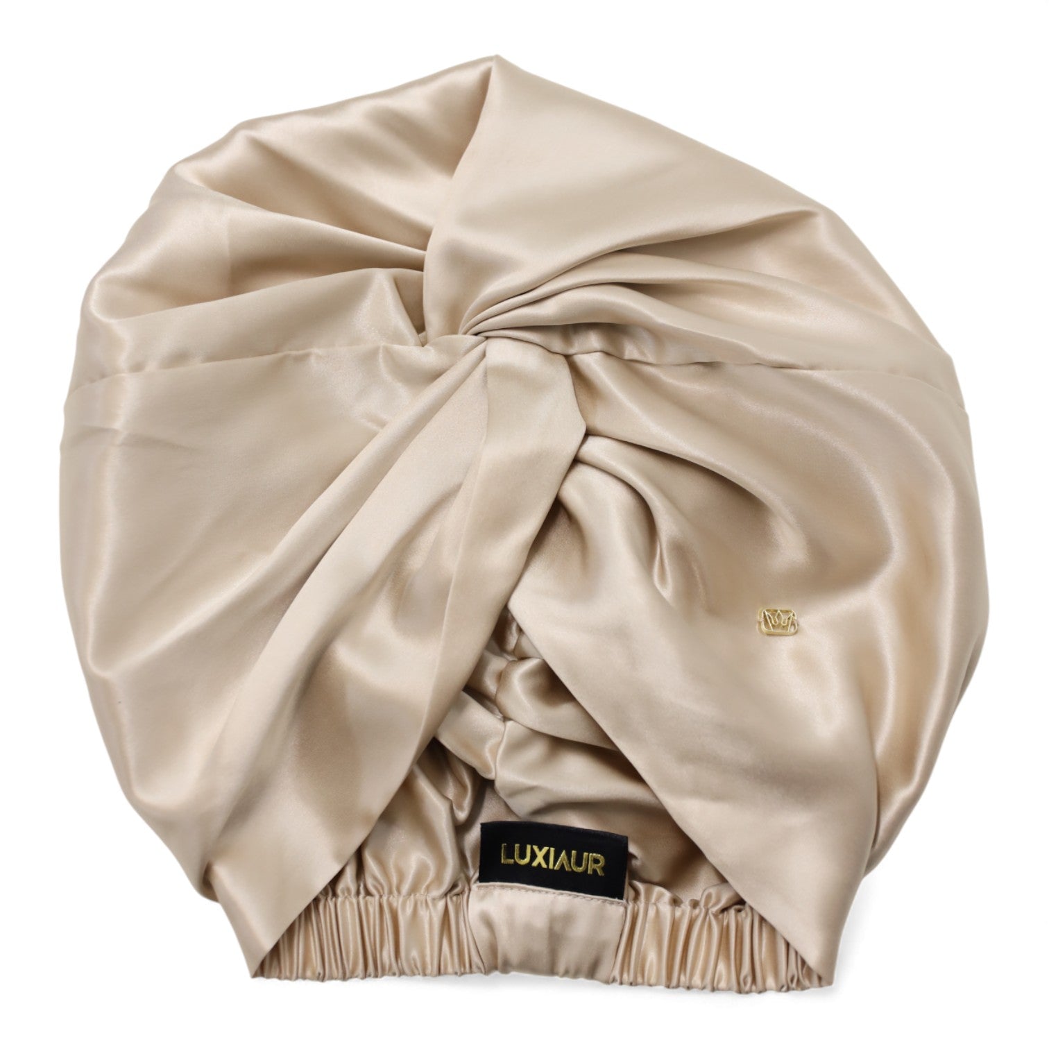 Champagne True Silk Turban