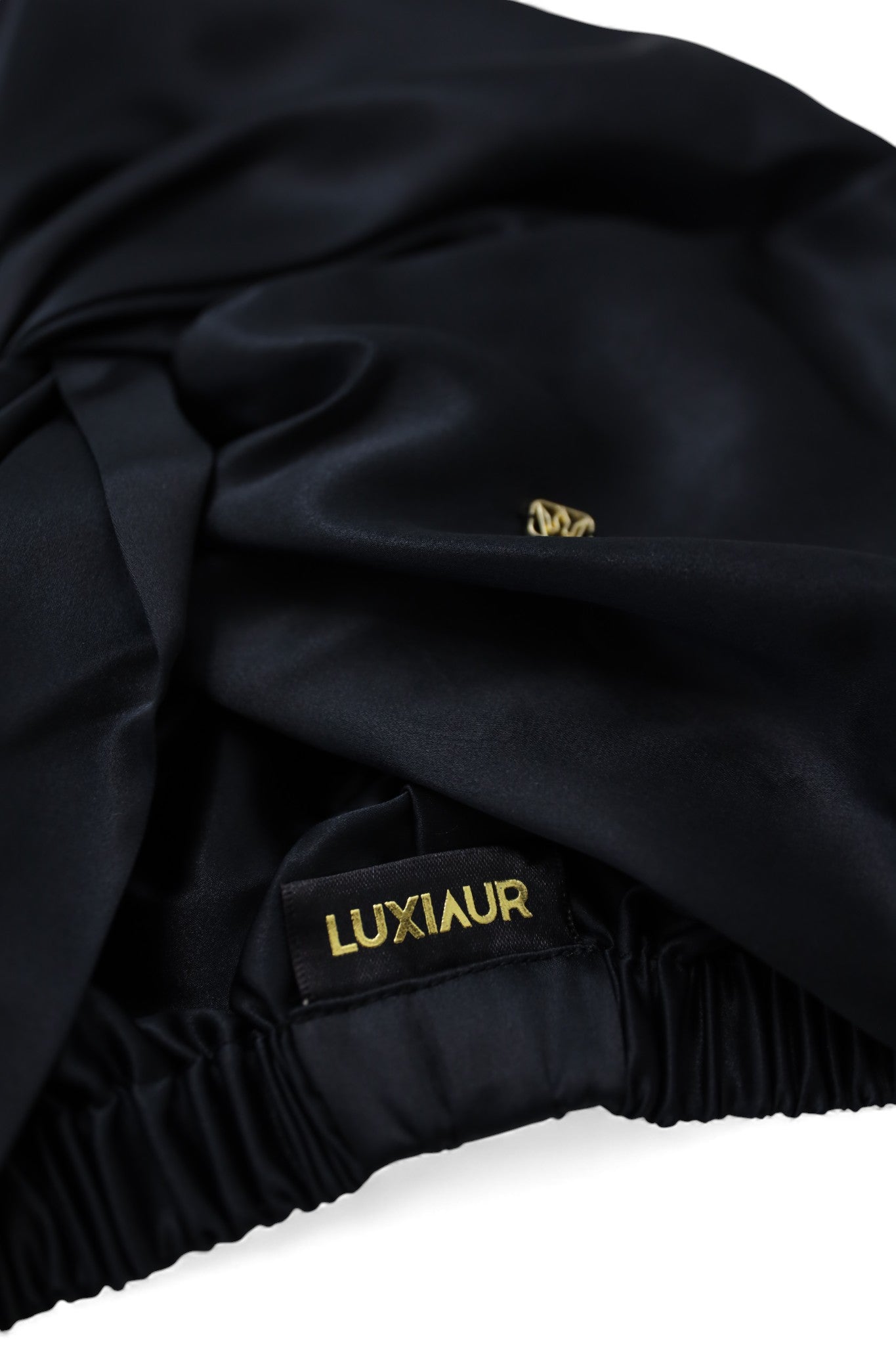 Black True Silk Turban