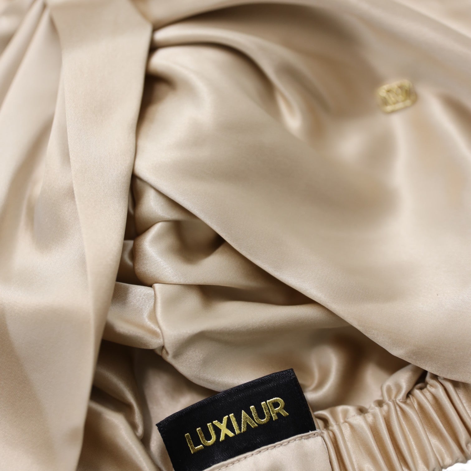 Champagne True Silk Turban