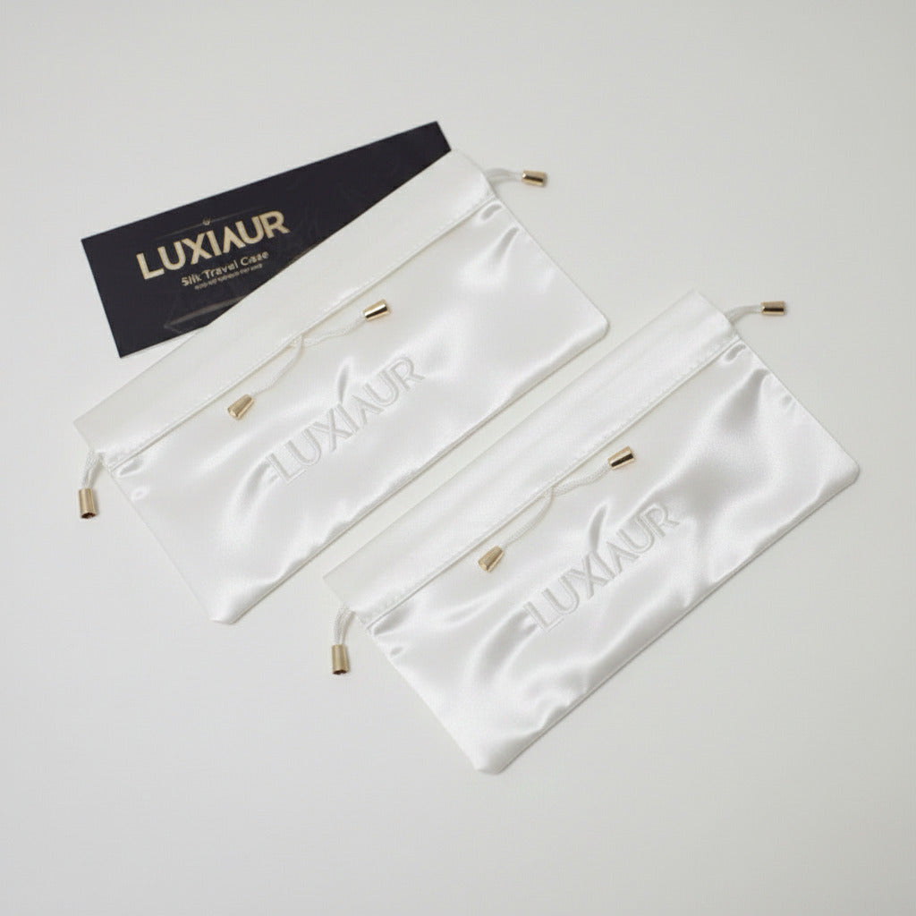 Silk Travel Case White